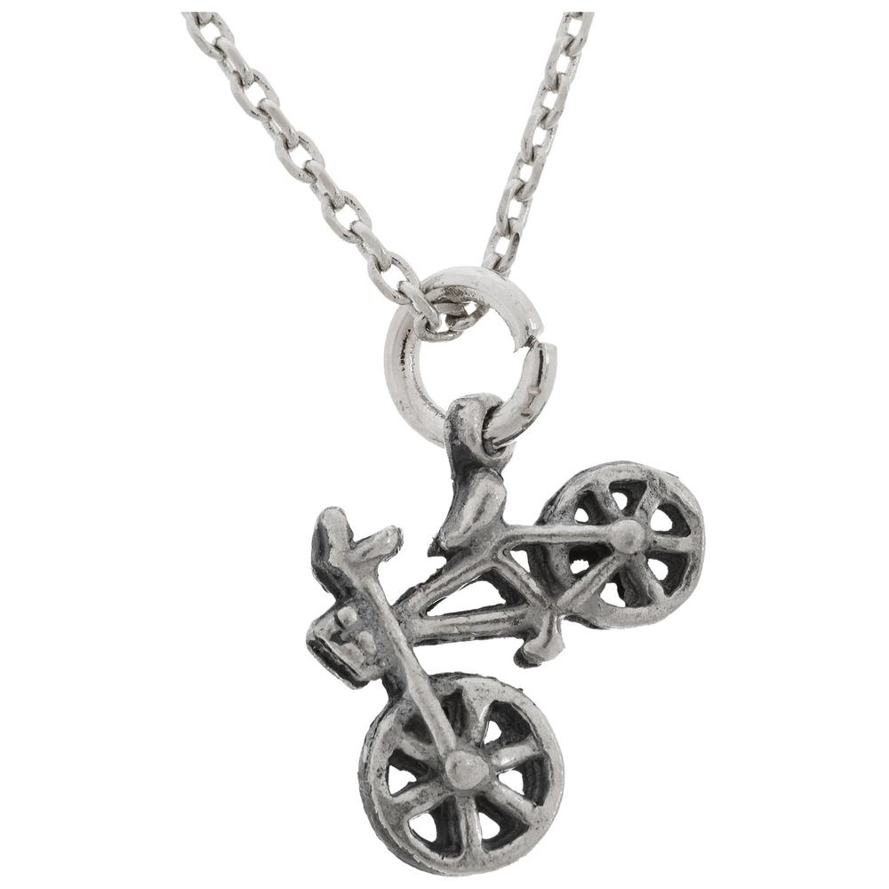 Life is a Beautiful Ride Pewter Necklace