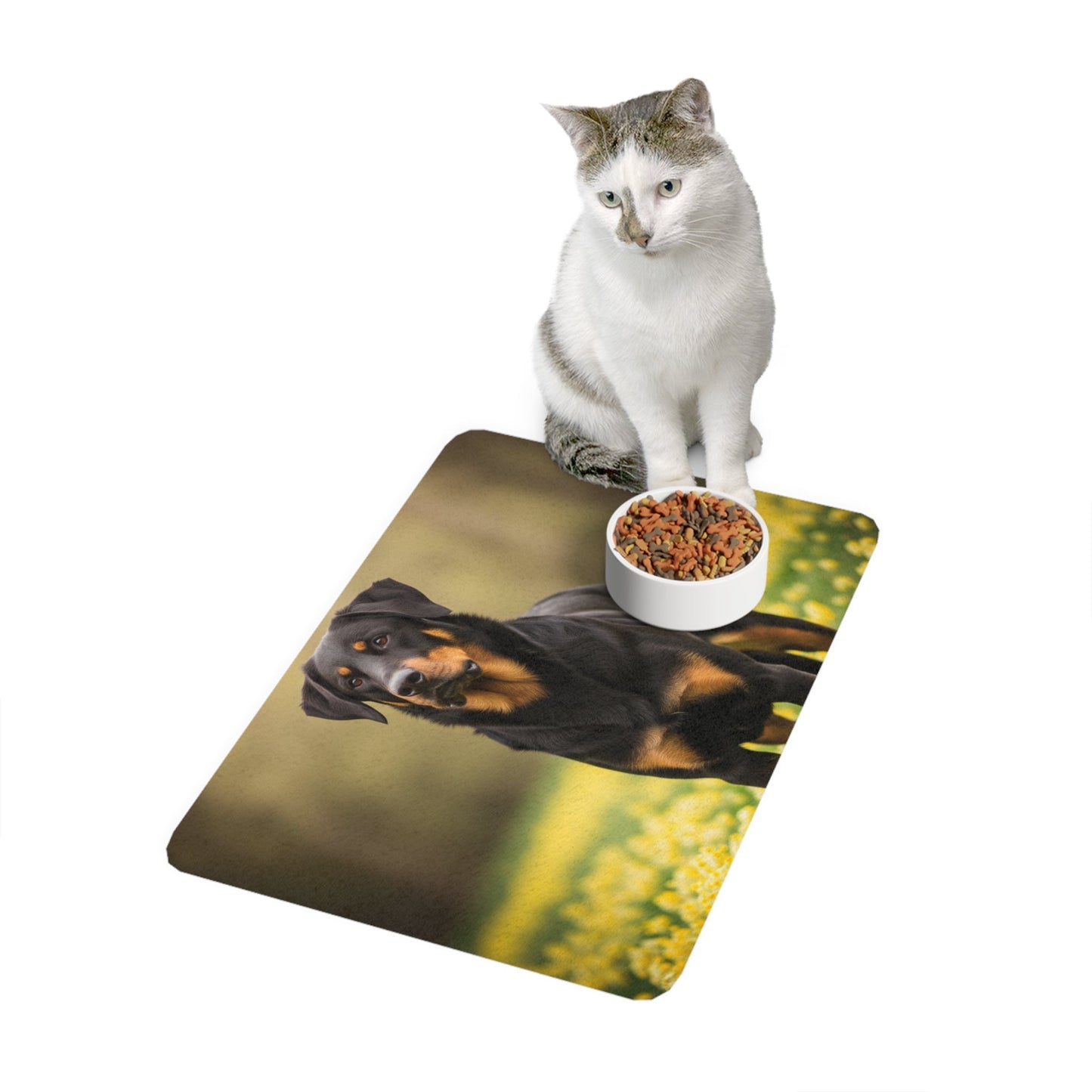 Non-Slip Pet Food Mat – Waterproof Feeding Mat for Dogs