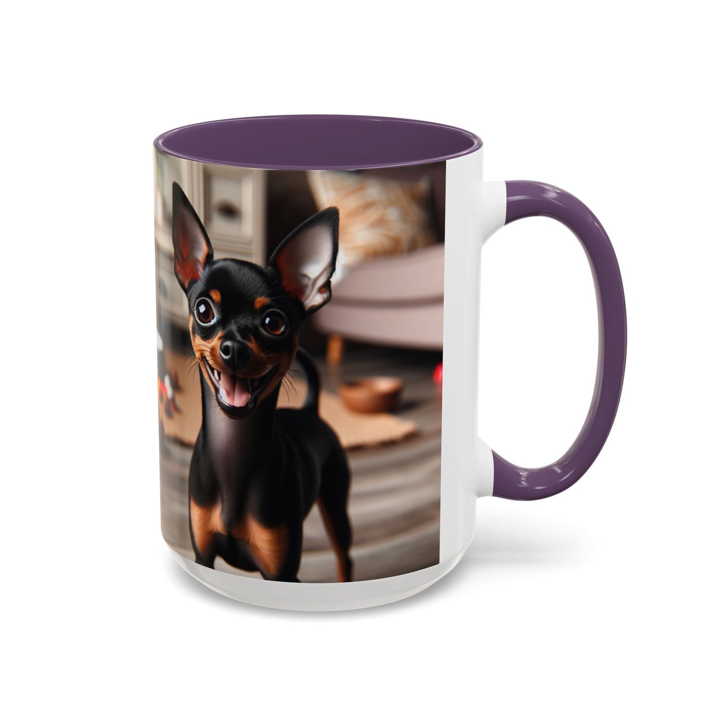 Keramiktasse mit Hunderassen-Motiv – 11 oz & 15 oz