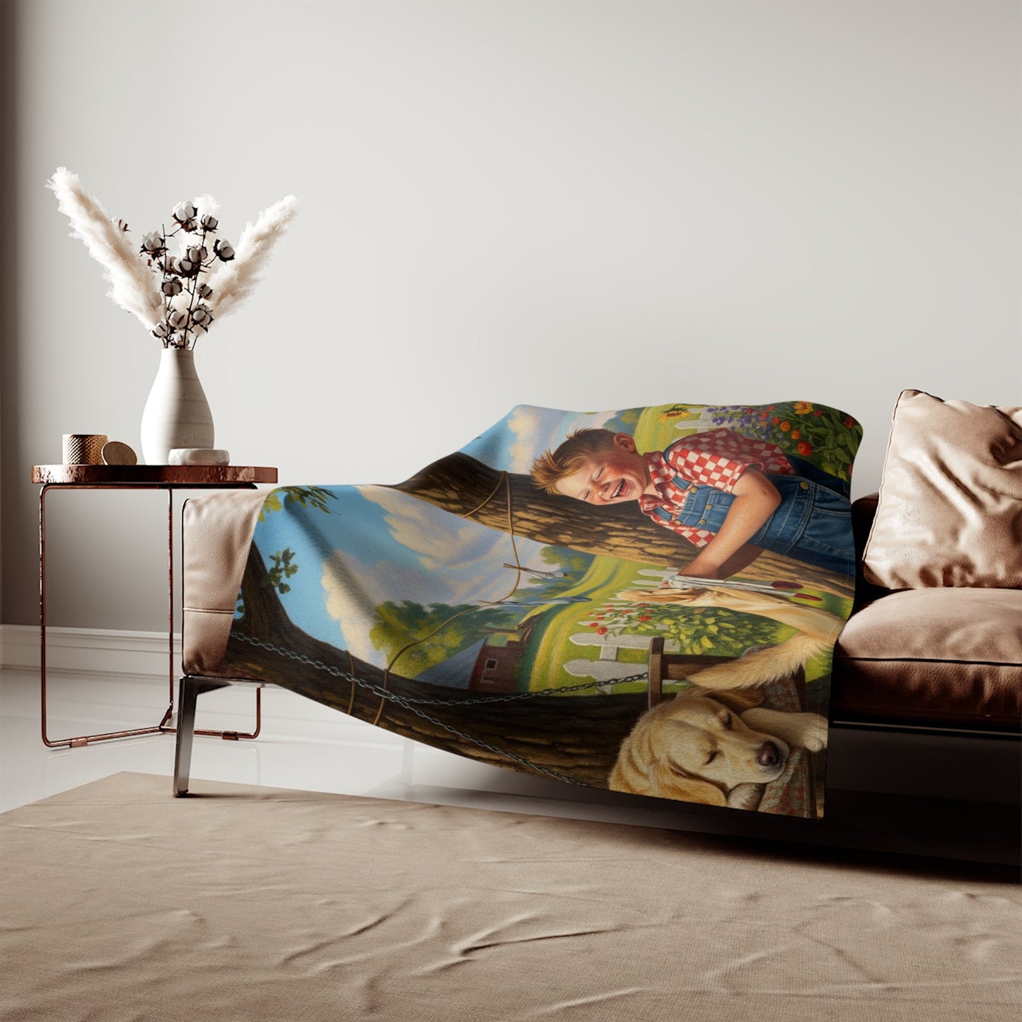 Sweatshirt-Decke – Plüsch-Fleece-Überwurf, 2 Größenoptionen