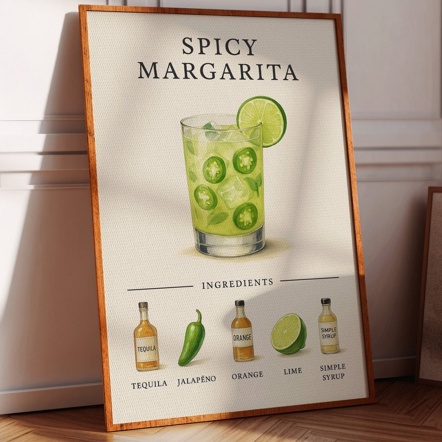 Recette de cocktail Margarita épicée à imprimer