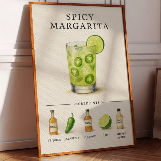 Recette de cocktail Margarita épicée à imprimer