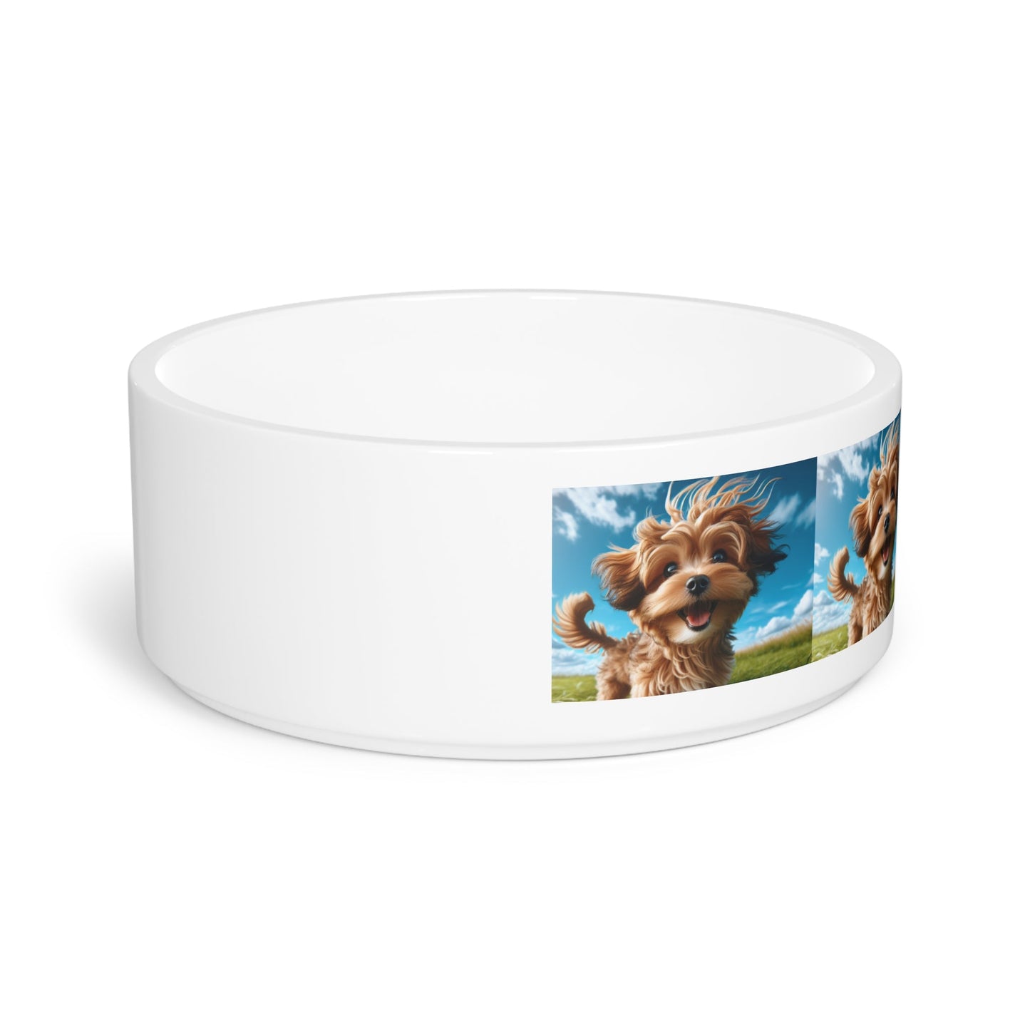 Ceramic Pet Bowl – 16 oz Dog Feeding Bowl