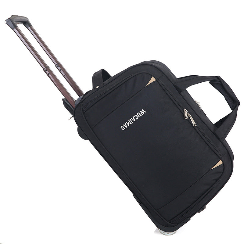 Oxford Cloth Trolley Bag Leisure Travel Folding Luggage