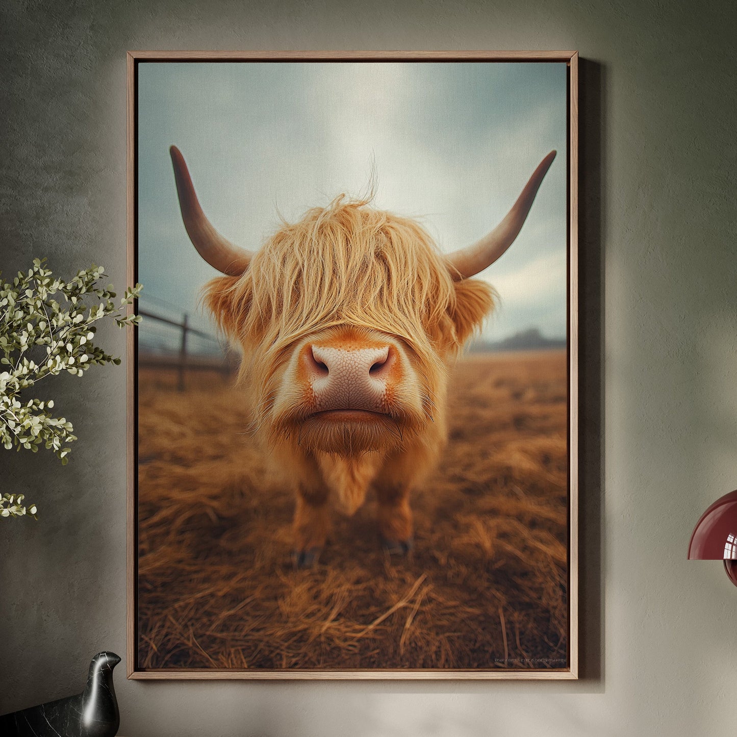 Golden Fluff and Attitude Highland Cattle