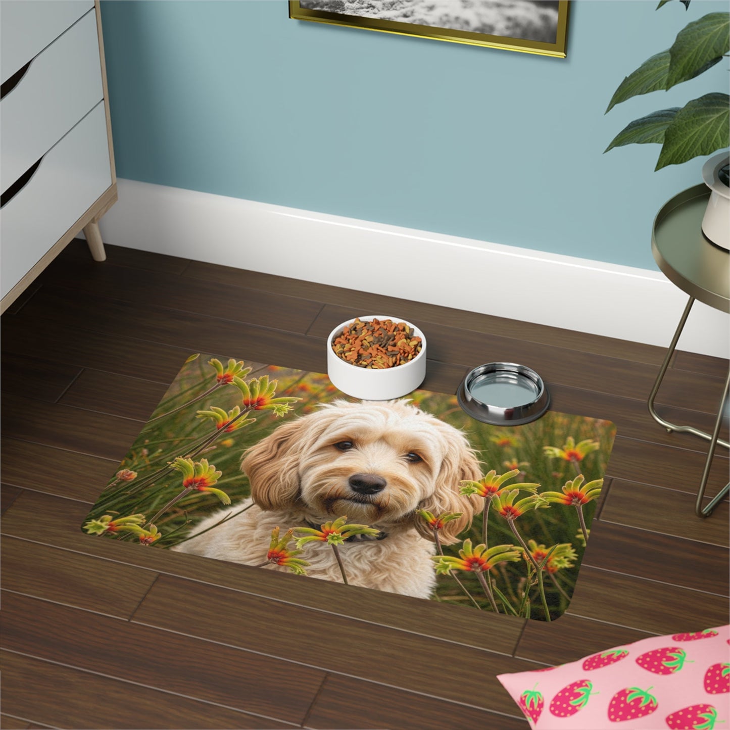 Non-Slip Pet Food Mat – Waterproof Feeding Mat for Dogs