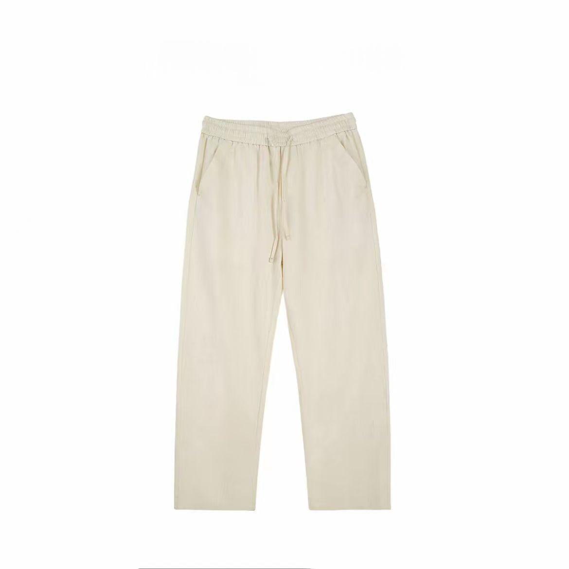 Mens Casual Straight-leg Loose-fitting Trousers