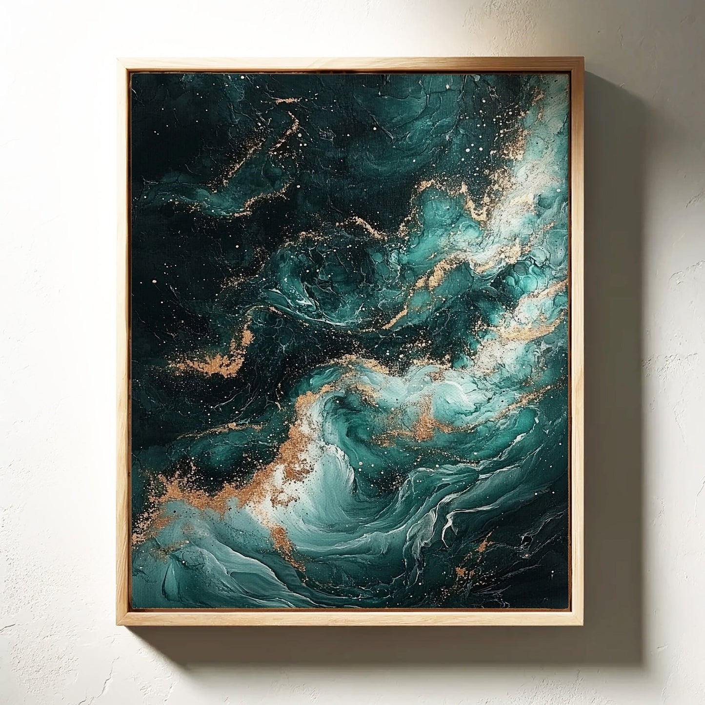 Himmlische Drift in Smaragd und Gold