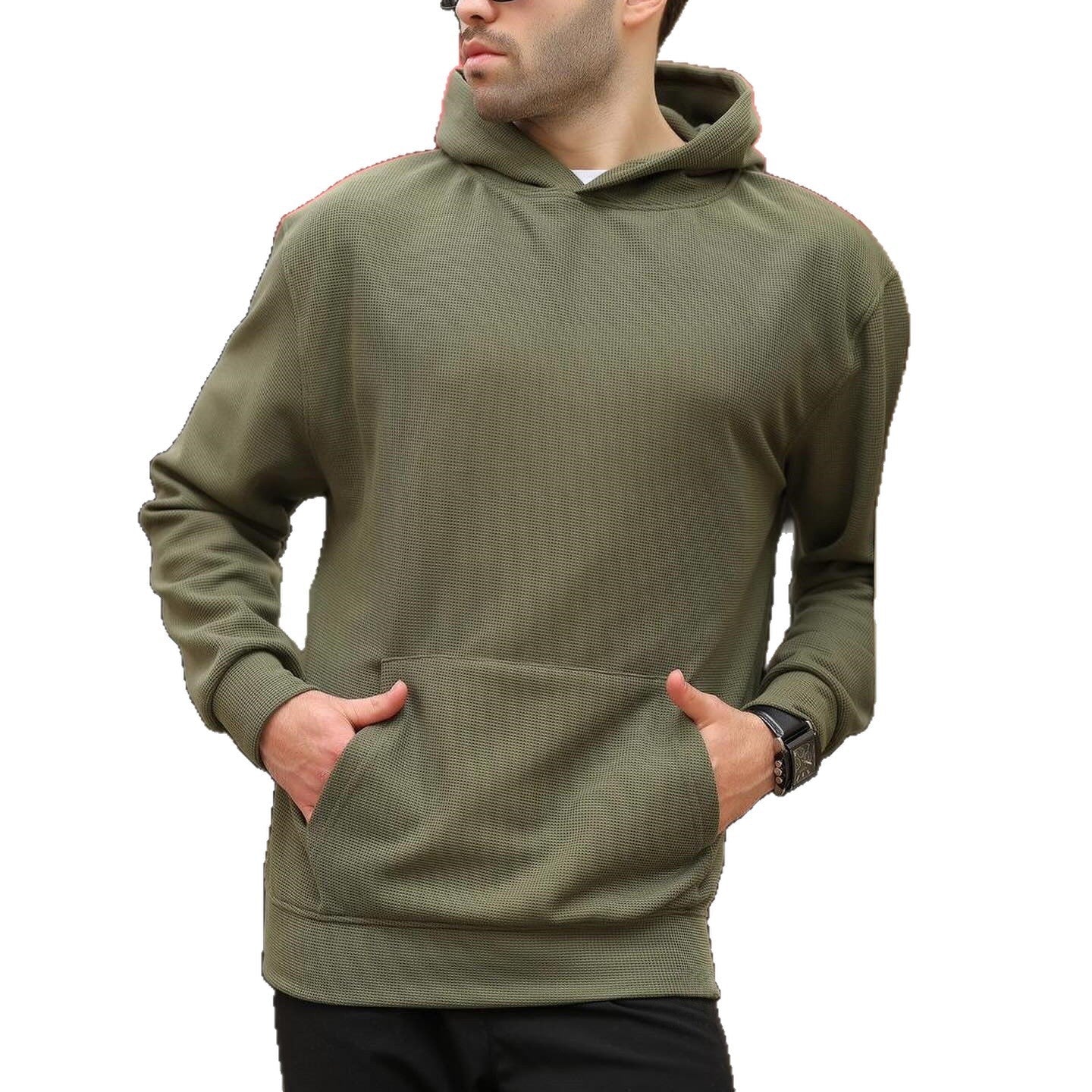 Mens Casual Long-sleeve Hoodie