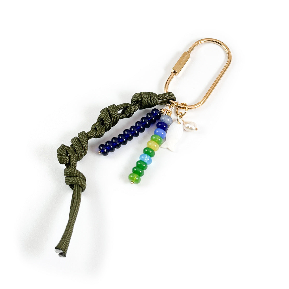 Color-block Woven Rope Keychain