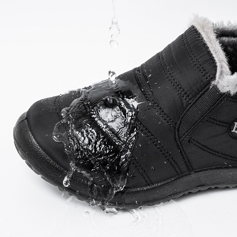 Warm Cotton Shoes Soft-soled Waterproof Boots For Snowy Conditions