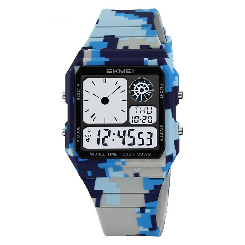 Men's Waterproof Multifunctional Electronic Sports Watch