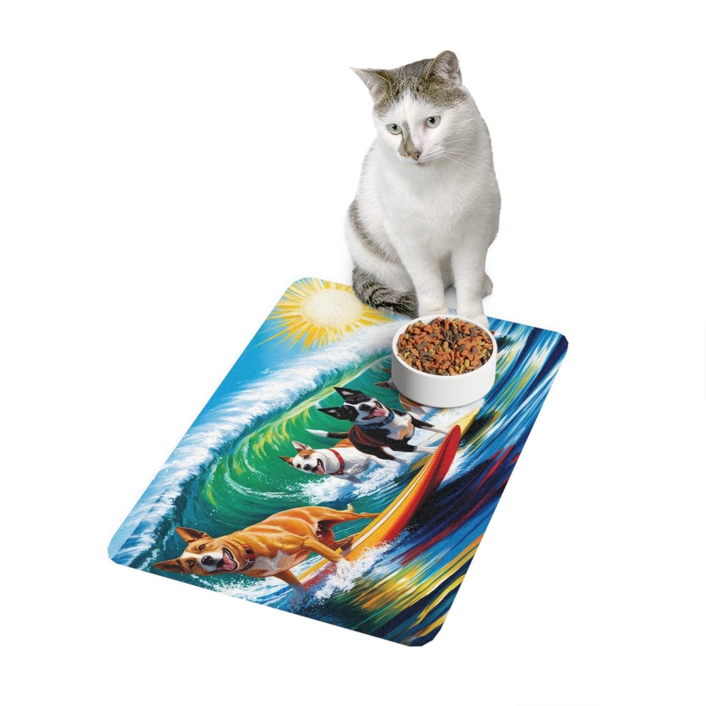 Non-Slip Pet Food Mat – Waterproof Feeding Mat for Dogs
