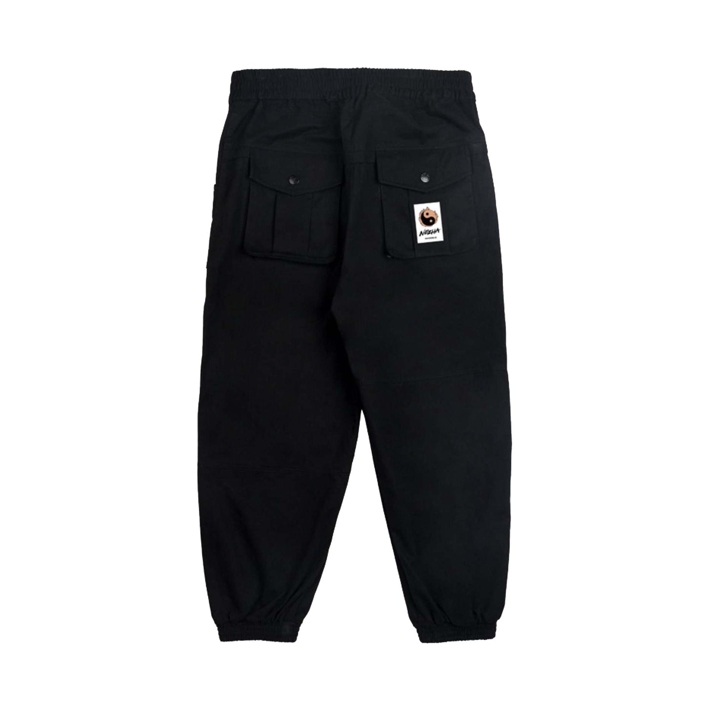 IBP332 Yin Yang Schwarze Cargohose
