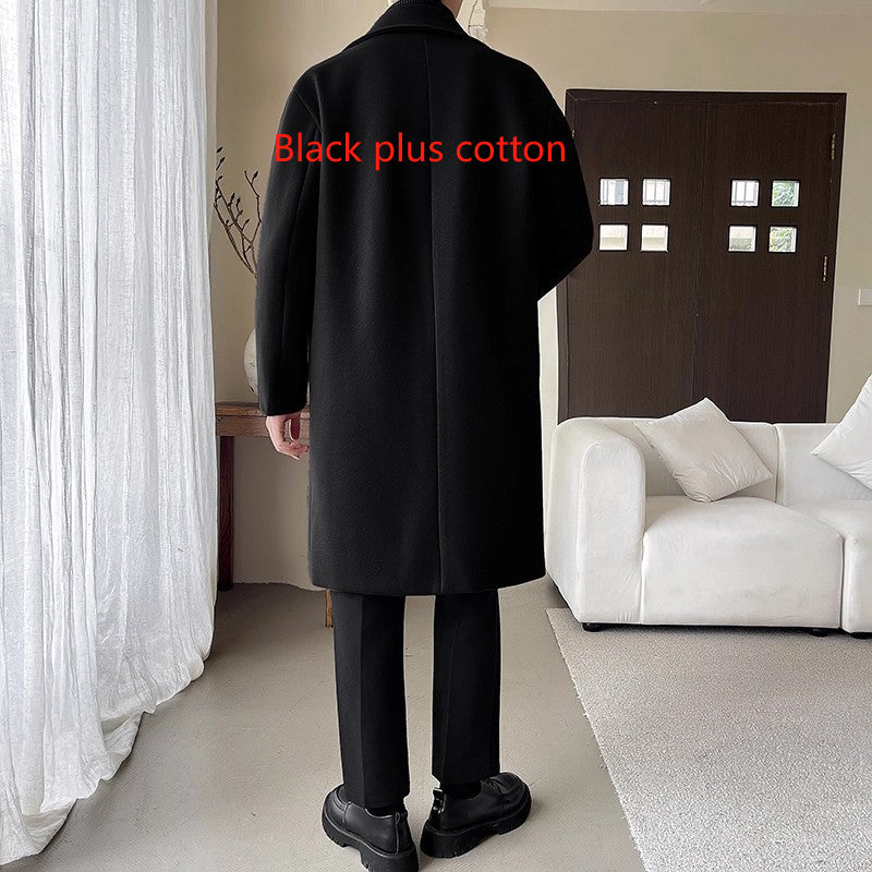 Affordable Luxury Style Mid-length Loose Trendy Woolen Coat