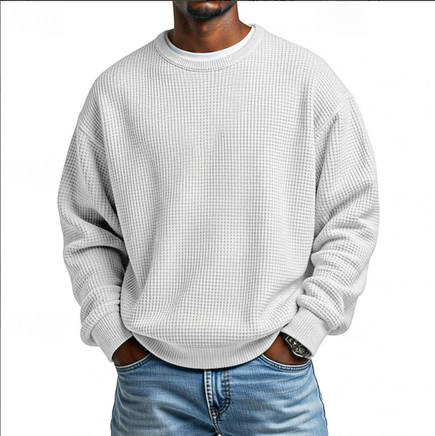 Mens Fashionable Simple And Relaxed Fit Sweatshirt