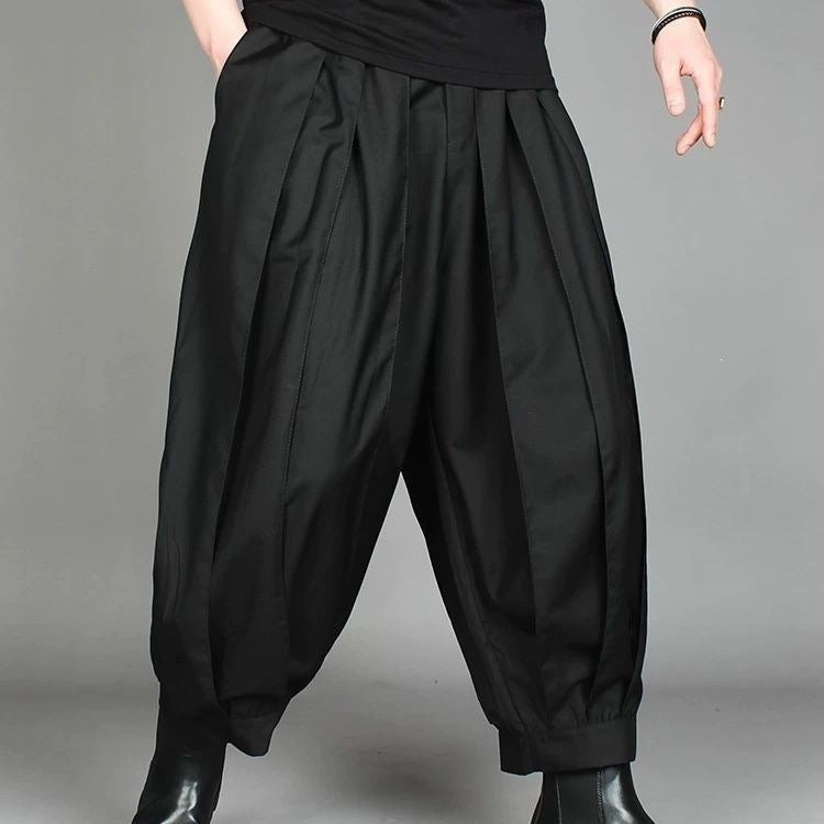 Mens Stylish Versatile And Relaxed-fit Harem Pants