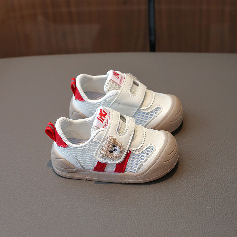 Children's Breathable Mesh Shoes Men's And Women's Soft Bottom Casual