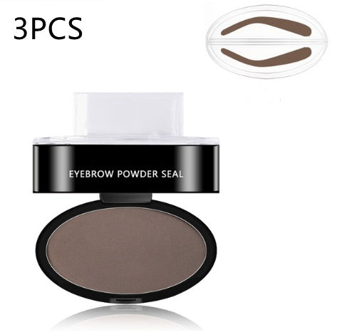 Eyebrow Stamp & Stencil Kit: Waterproof Tint for Professional Brow Enhancement