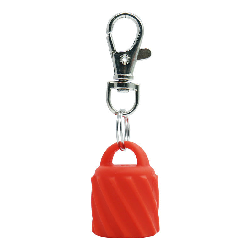 Silicone Universal Lip Gloss Keychain Silicone Cap Lipstick Cover