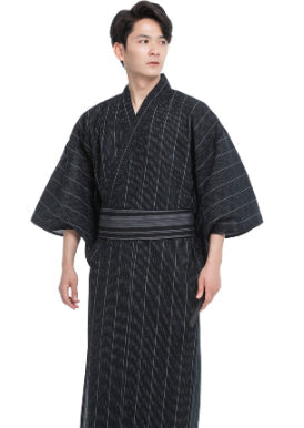 Yukata Home Leisure Set Traditional Bath Gown For Cool Breathable Wear At Home