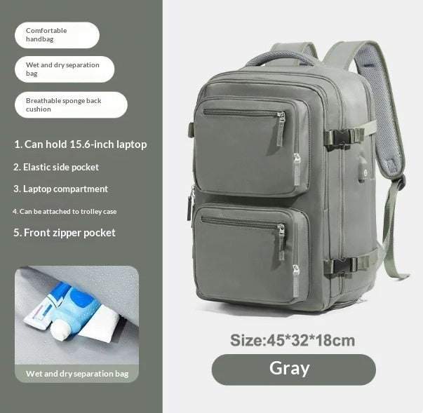 Travel Backpack Lightweight And Spacious Ideal For Luggage And Outdoor Hiking