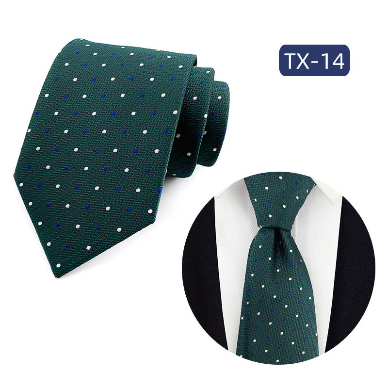 Mens Jacquard Woven Business-casual Tie