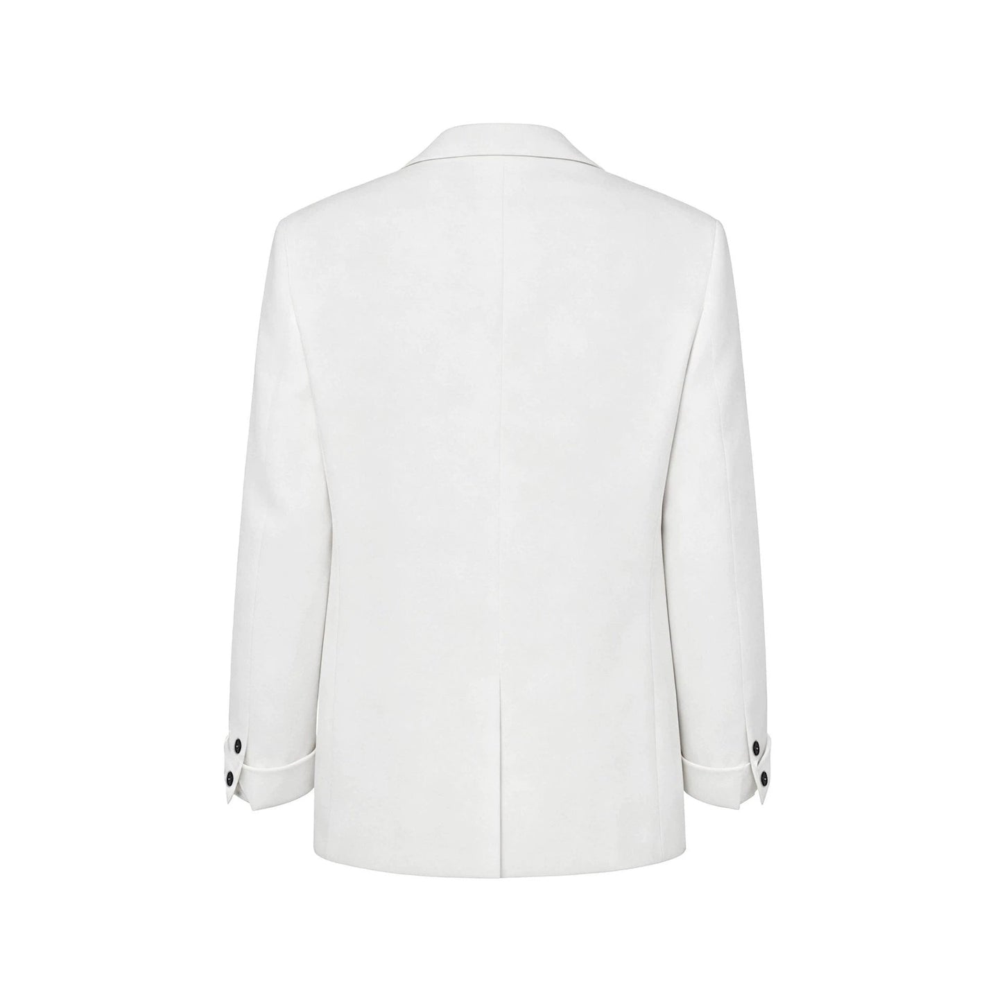 Mens White Suit With Embroidered Tailoring