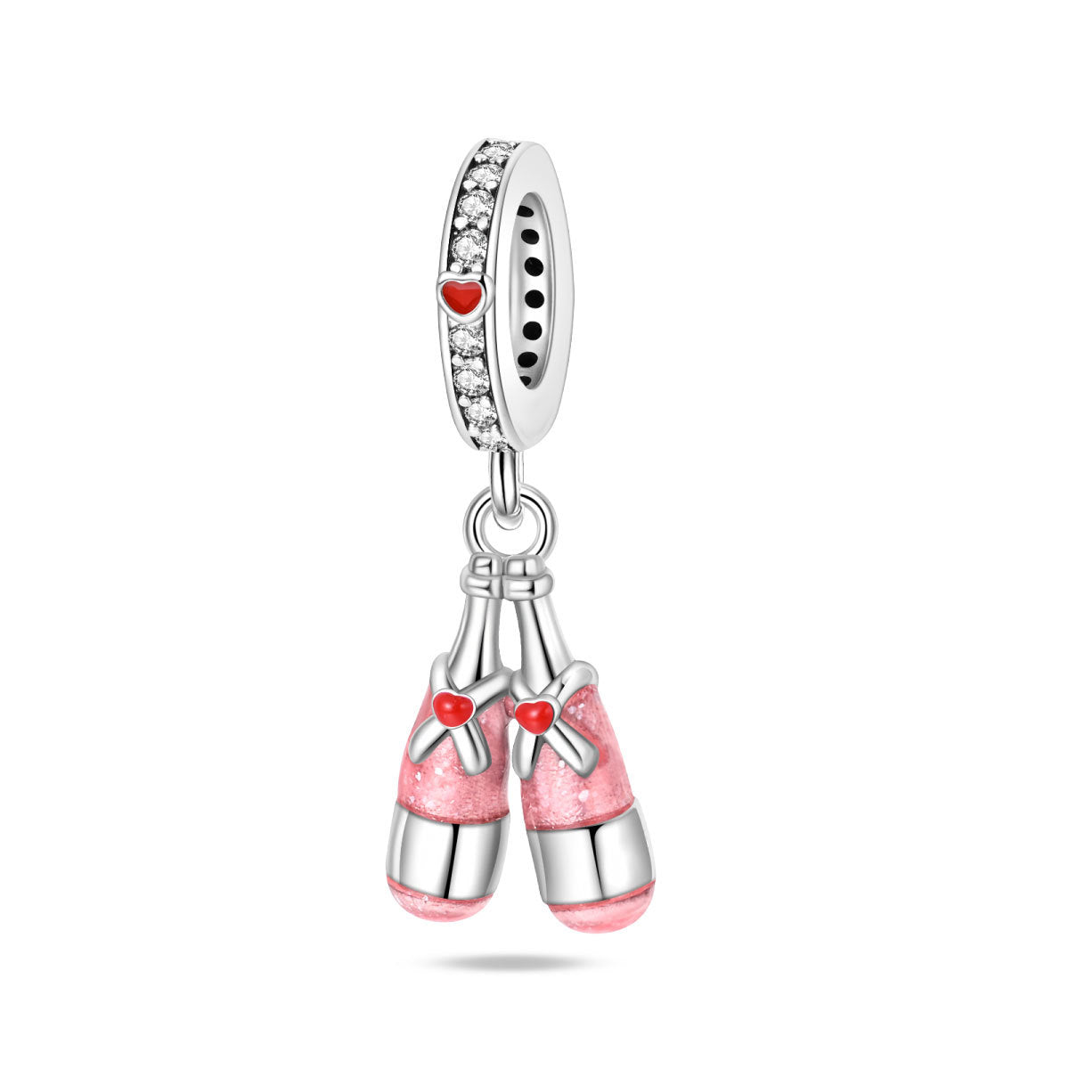 Festive-themed Beer Glass And Wine Glass Pendant Bead Bracelet Accessories