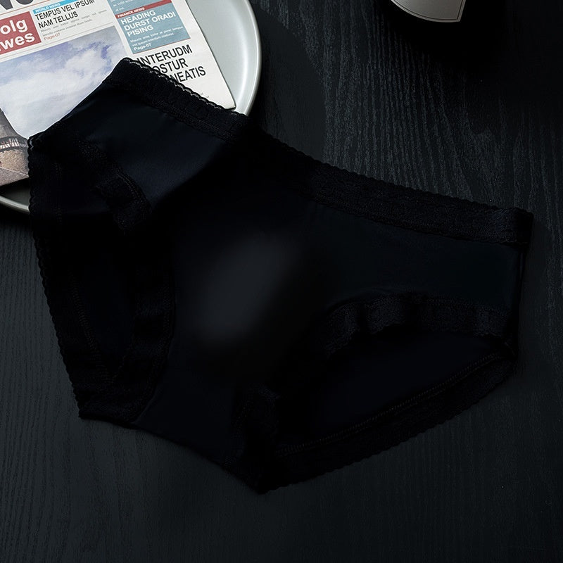 Ice Silk Seamless Lightweight Mens 3D Pouch High-elastic Briefs