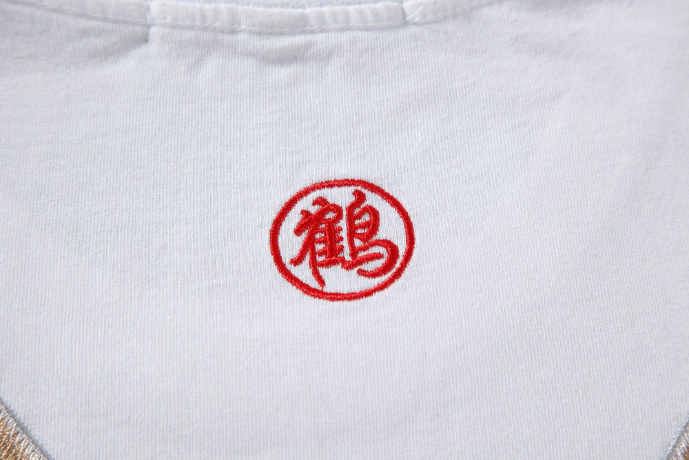 T-shirt brodé grue volante KH858