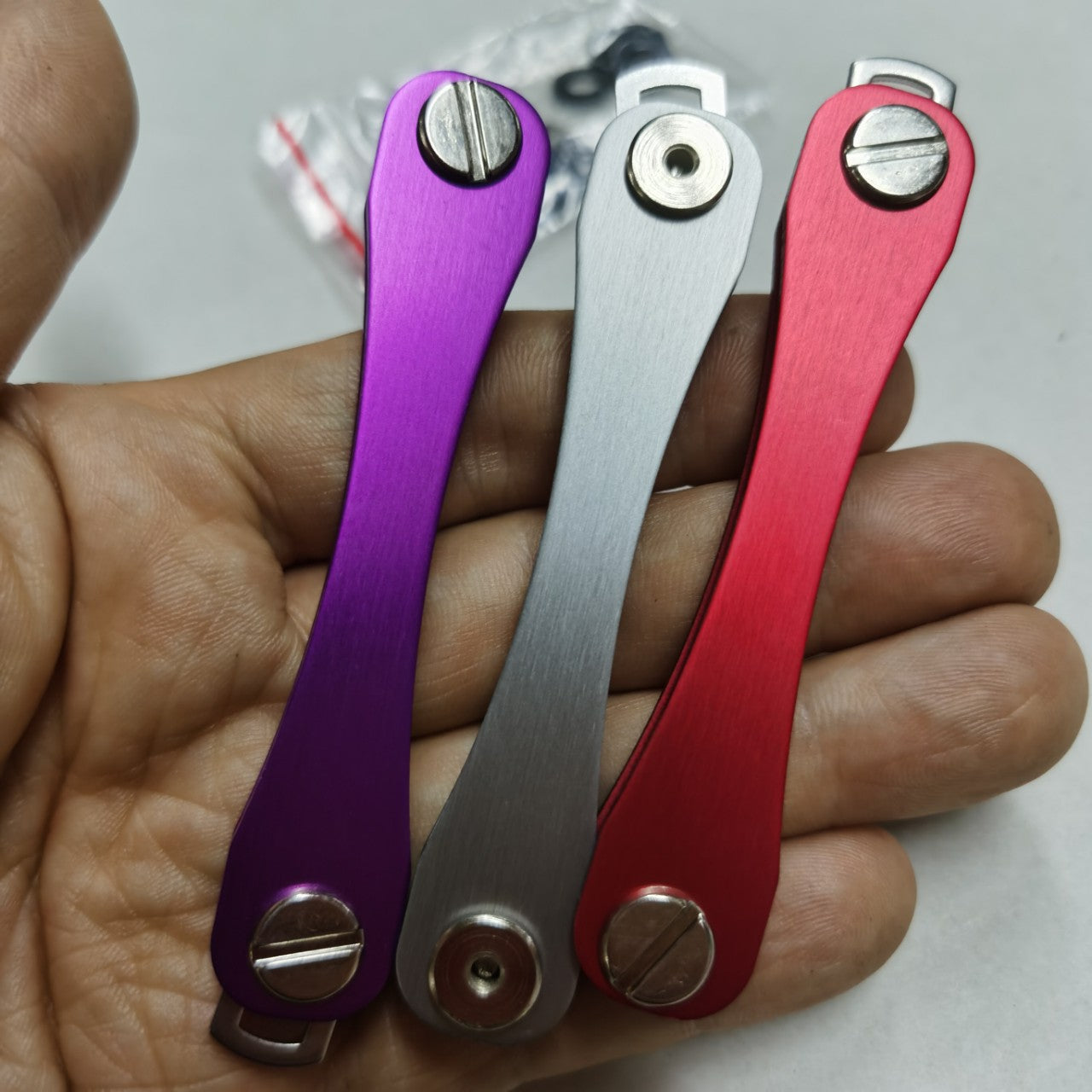 Aluminum Alloy Clip Outdoor EDC Tool Metal Key Organizer Holder