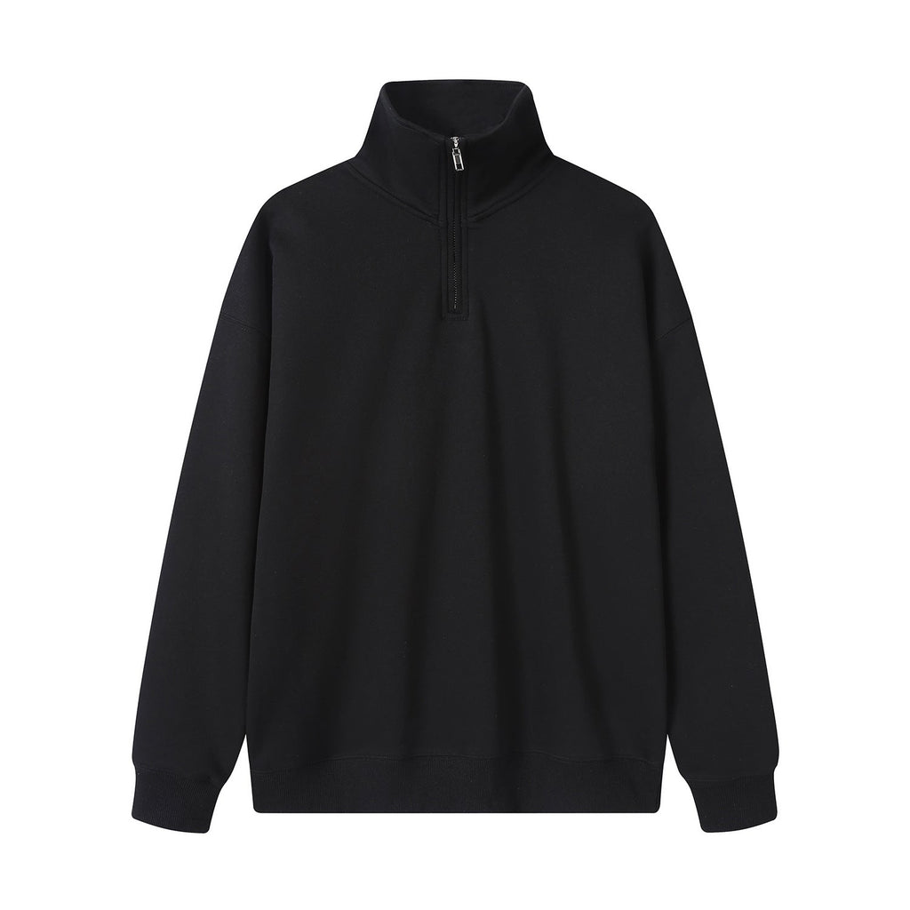 Women's  Premium Half-zip Stand-up Collar Hoodie