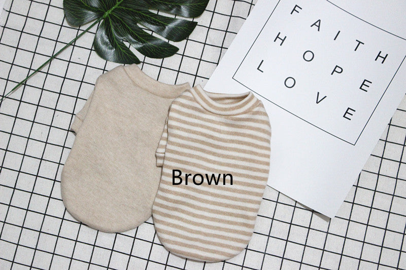 Pet Teddy Clothes Pure Cotton Pajamas Than Dog Winter Clothes