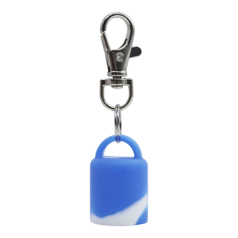 Silicone Universal Lip Gloss Keychain Silicone Cap Lipstick Cover