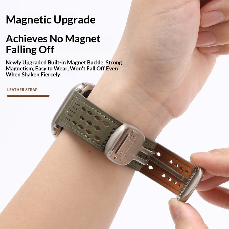 Magnetic-clasp Breathable Strap For IWatch
