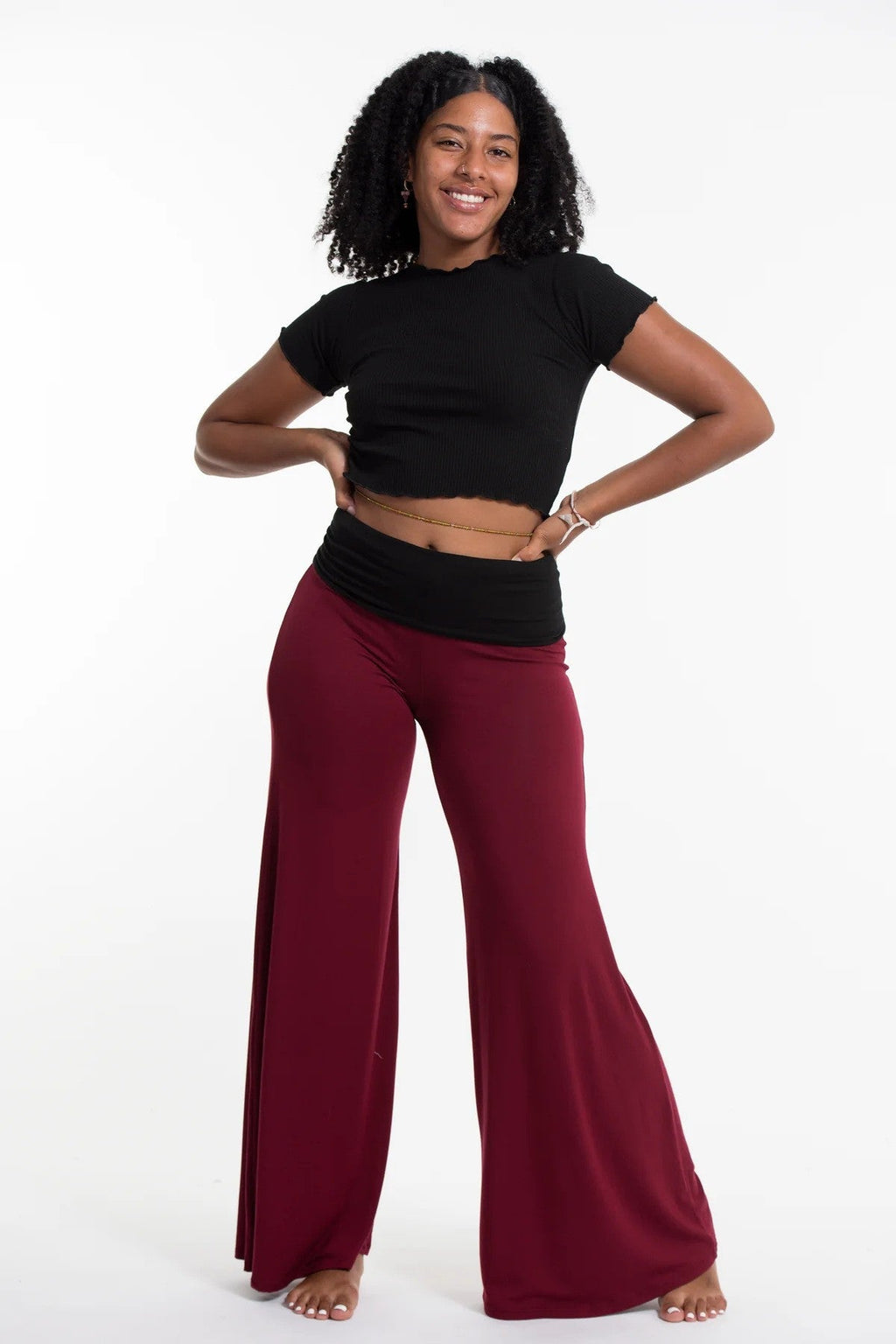 Womens Casual Wide-leg Pants For Sports And Leisure