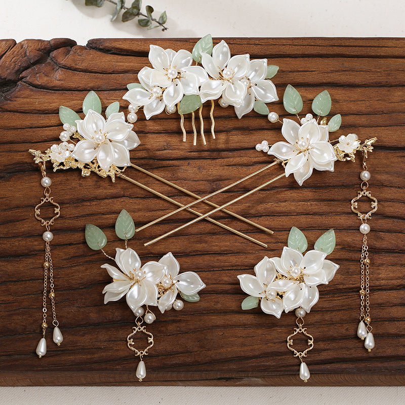 Tassel Full Set Antique Hair Clasp Chinese Style Classical Simplicity Hair Accessories