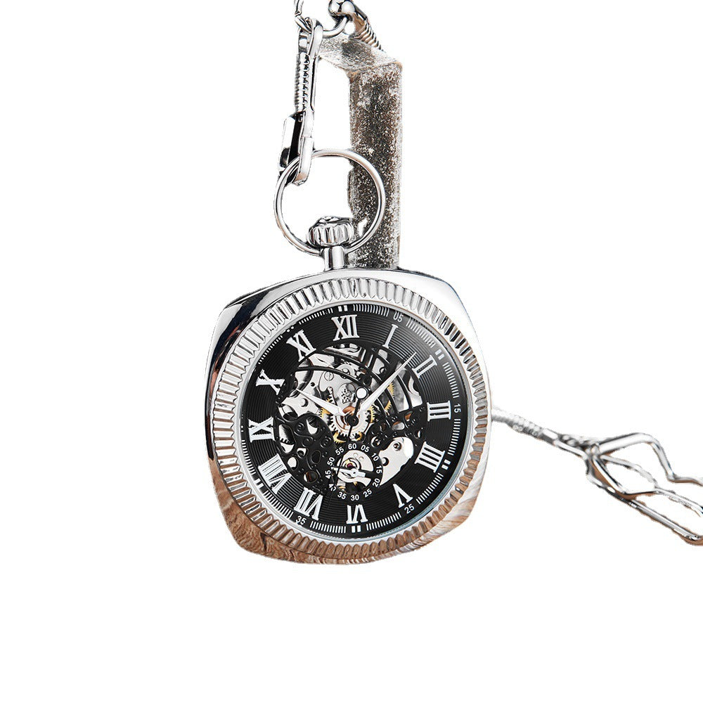 Trendy Fashionable Classic Retro Pocket Watch With A Chain
