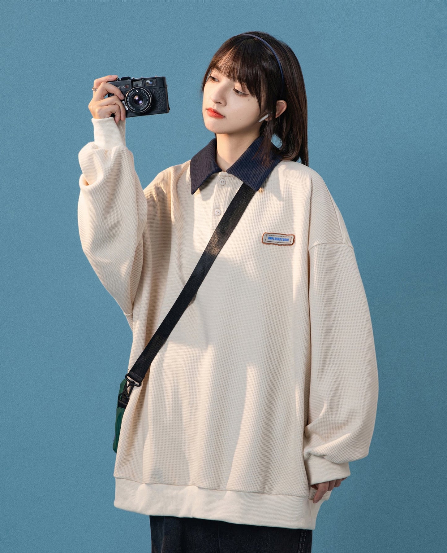 Pull décontracté de studio pour femme