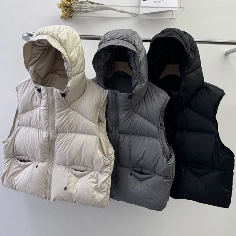 Women's Loose High-end Padded Vest-style Jacket