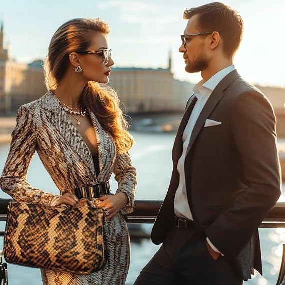 Mens Korean-style Slim-fit Two-piece Suit
