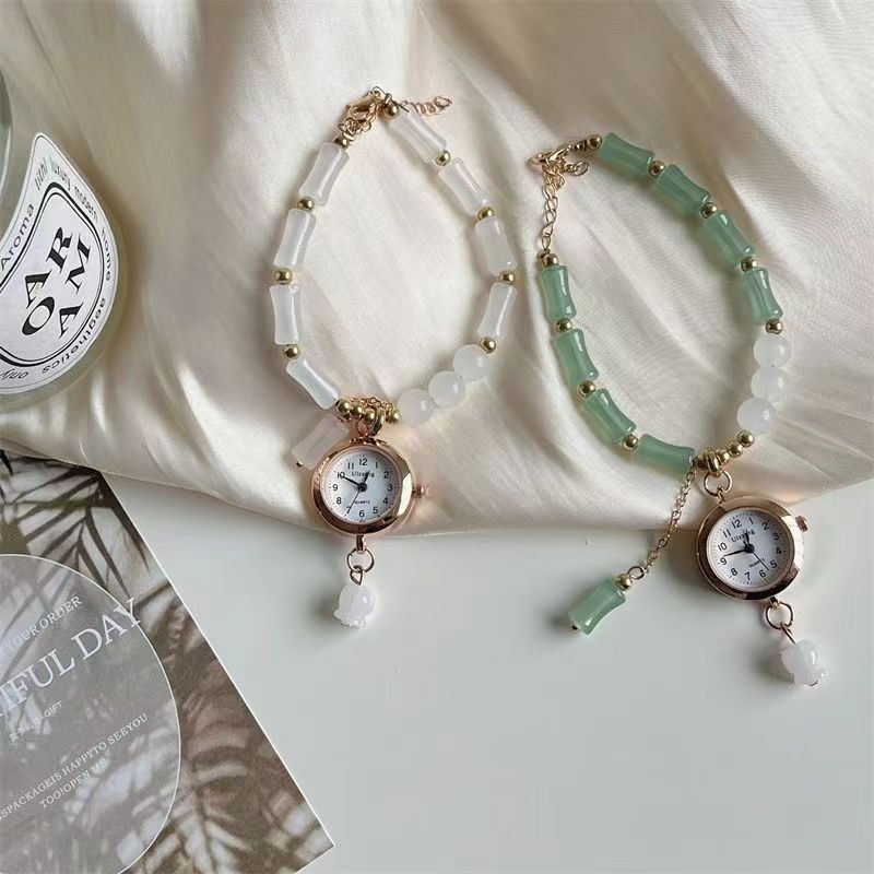 Chinese-style Bamboo Knot Bracelet Quartz Ladies Watch