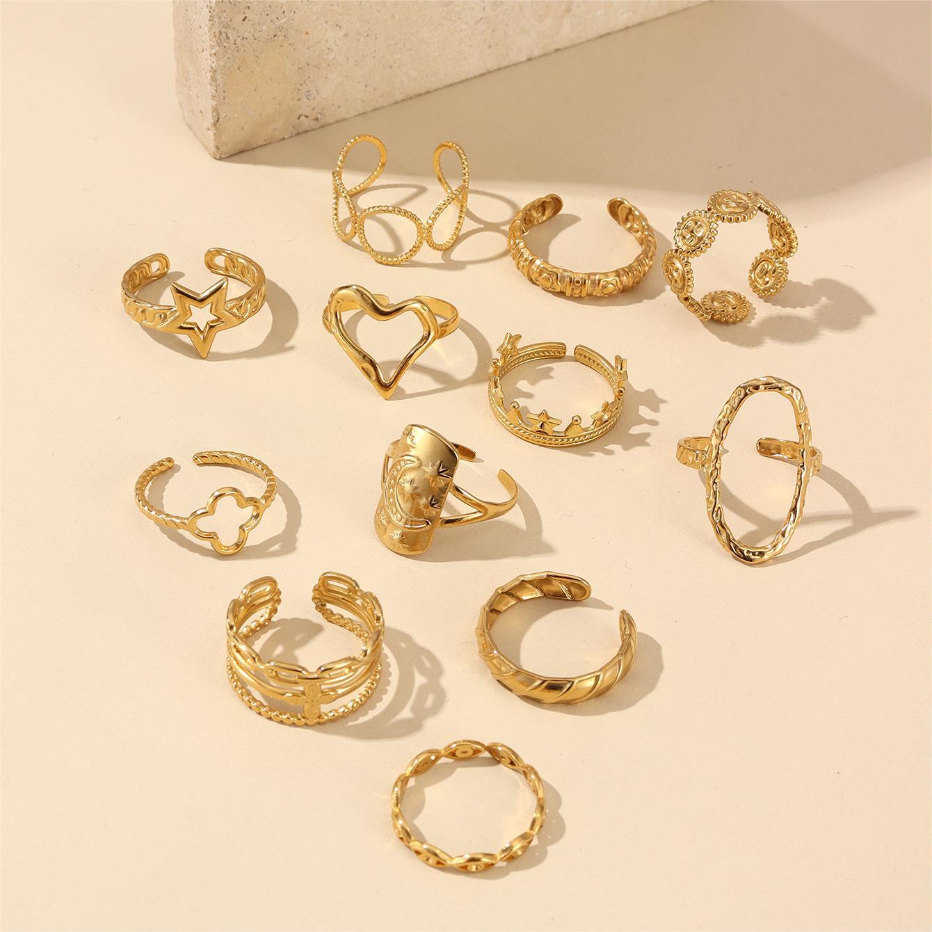 French-style Starsunmoon Ring For Women