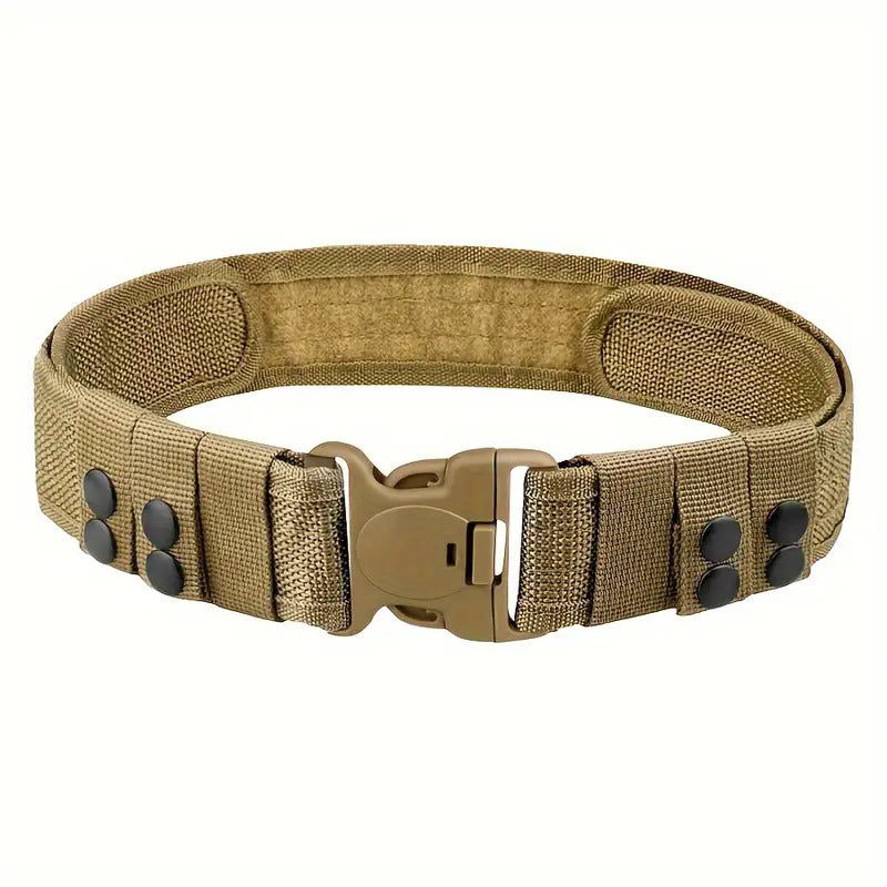 Tactical S-shaped Velcro Outdoor Hiking Belt