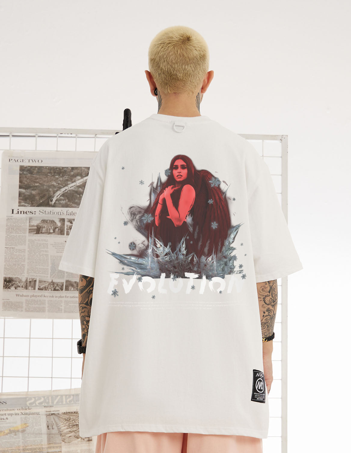 T-shirt Évolution Sombre