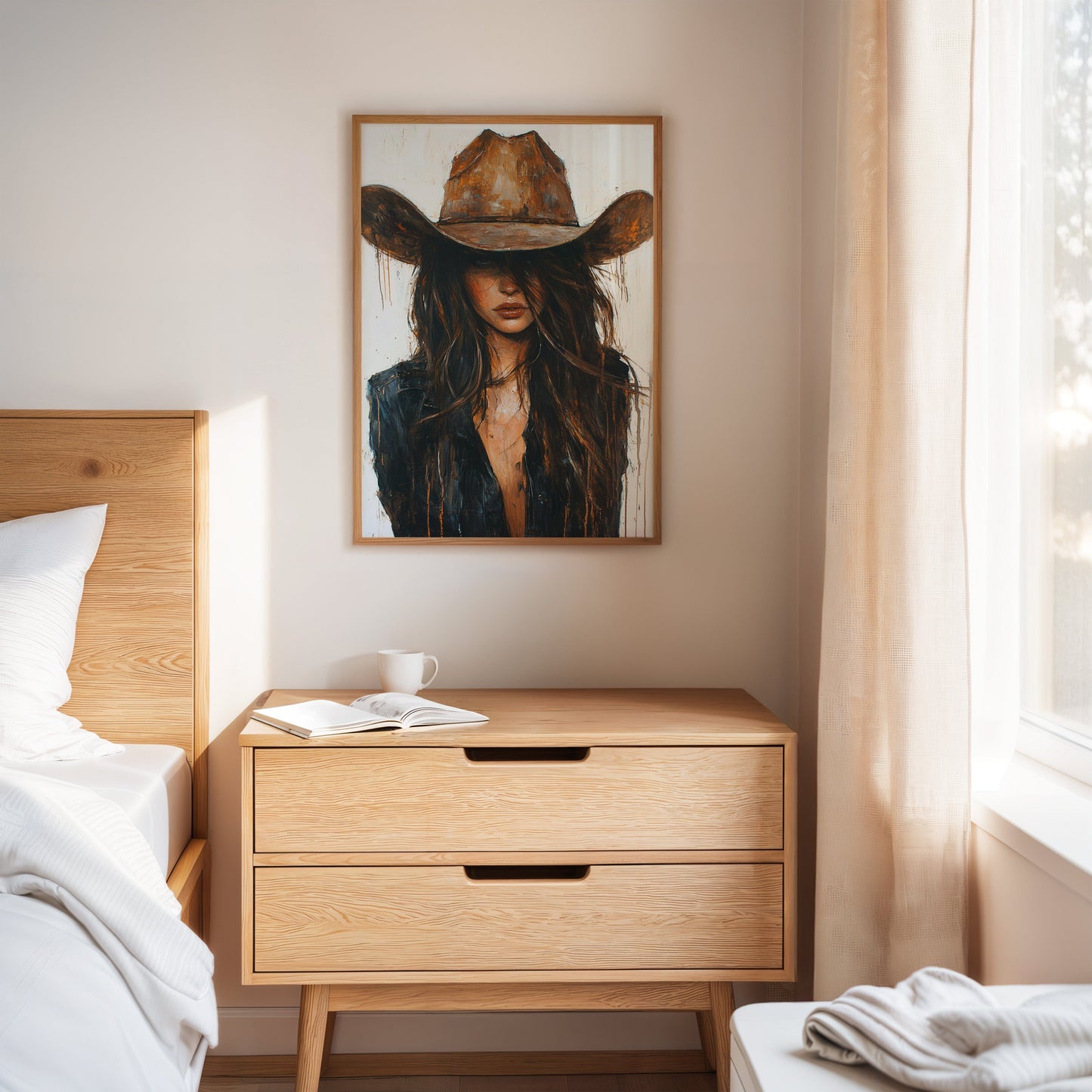 Whiskey Dust – Kühner Western-Cowgirl-Druck