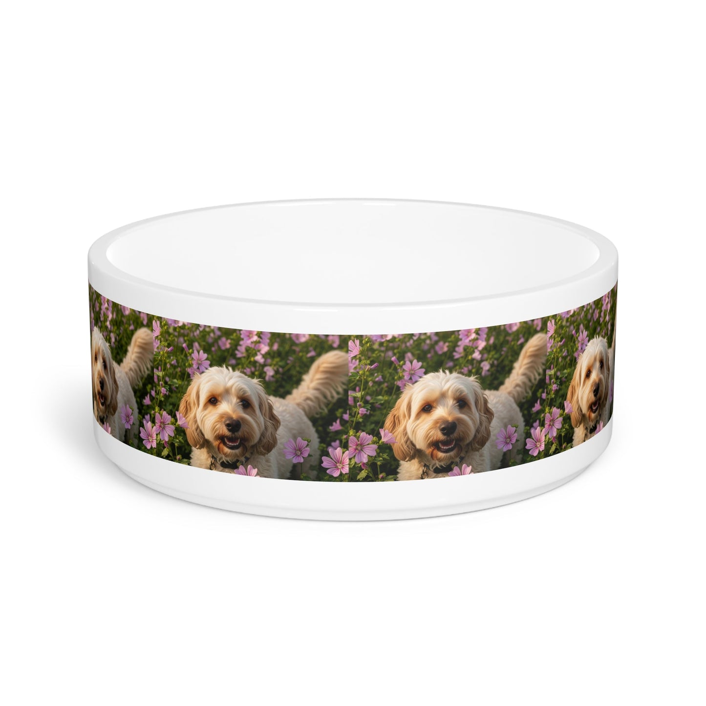 Ceramic Pet Bowl – 16 oz Dog Feeding Bowl