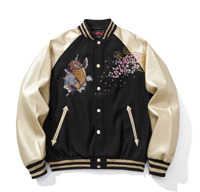 Heavy-duty Embroidered Carp Jacket