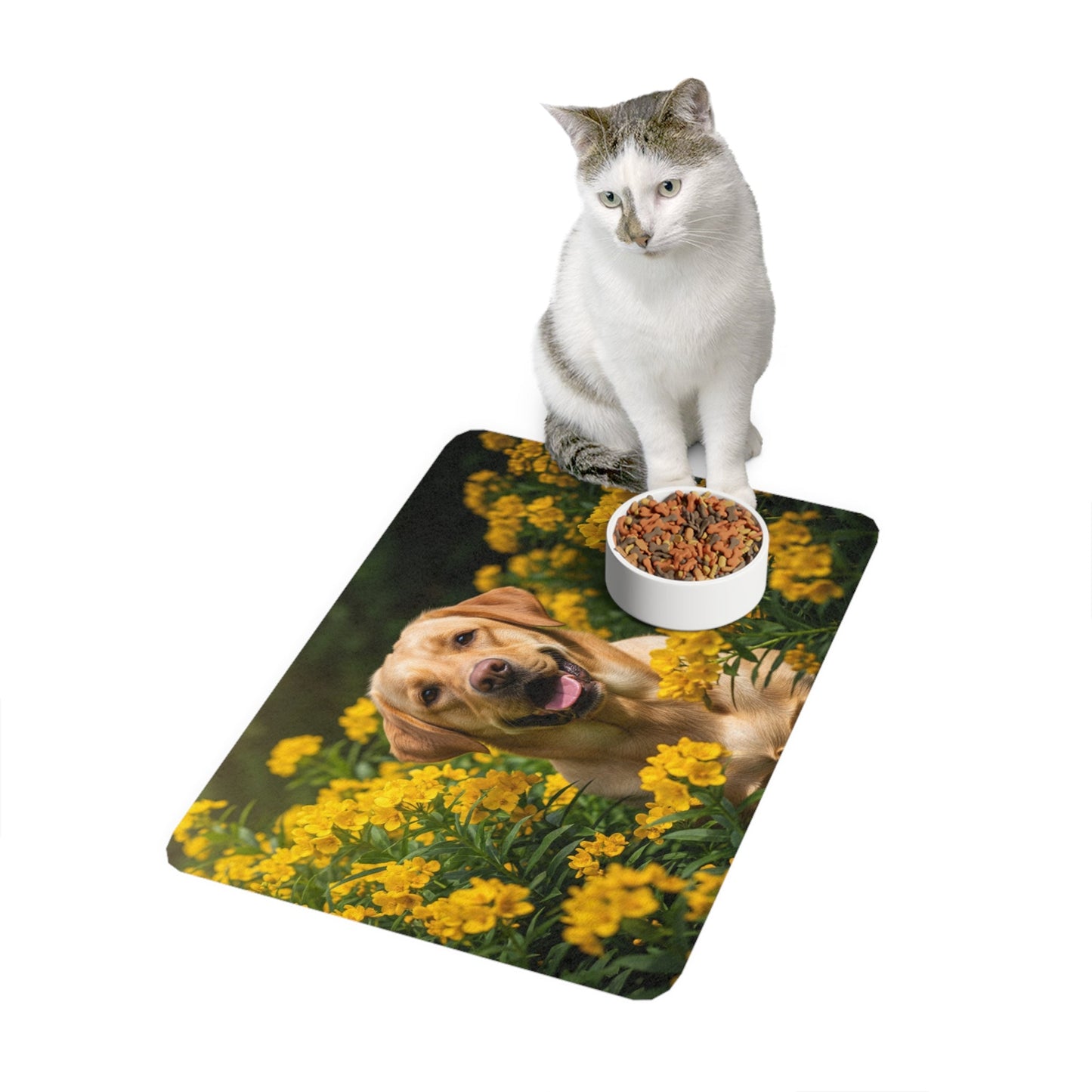 Non-Slip Pet Food Mat – Waterproof Feeding Mat for Dogs